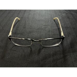 Versace Eyeglass Frames MOD 1174 1256 Black Gunmetal Greca 53-18 140 Italy